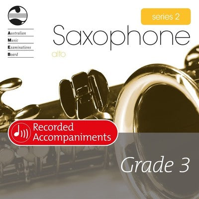 AMEB ALTO SAX GRADE 3 SERIES 2 RECORDED ACCOMP CD
