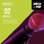 TRINITY ROCK & POP VOCALS GR 2 CD 2018