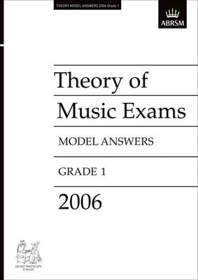 A B THEORY OF MUSIC ANSWERS GR 1 2006