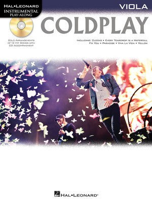 COLDPLAY PLAYALONG FOR VIOLA BK/CD