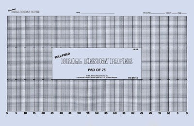 DRILL DESIGN PAPER FULL FIELD MARCHING BAND