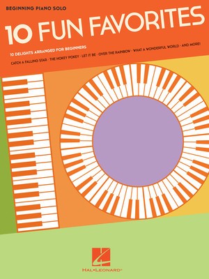 10 FUN FAVORITES BEGINNING PIANO SOLOS