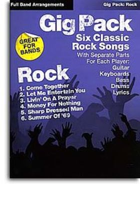 GIG PACK 6 CLASSIC ROCK SONGS ROCKSCORE BAND PTS