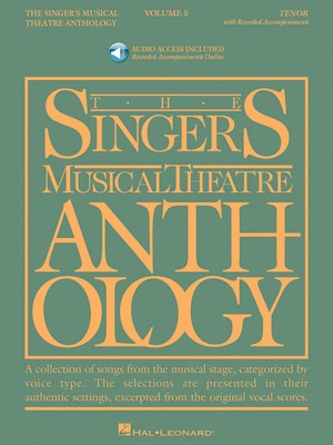 SINGERS MUSICAL THEATRE ANTH V5 TENOR BK/OLA