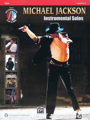 MICHAEL JACKSON INST SOLOS FLUTE BK/CD