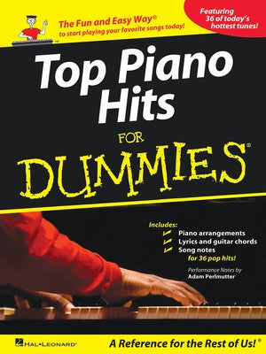 TOP PIANO HITS FOR DUMMIES PVG