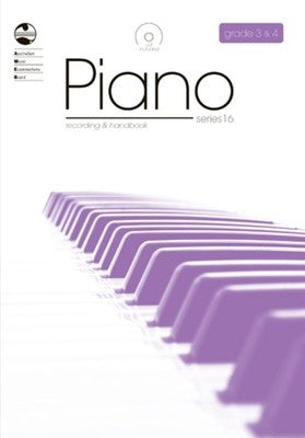 AMEB PIANO GRADE 3 TO 4 SERIES 16 CD/HANDBOOK (O/P)