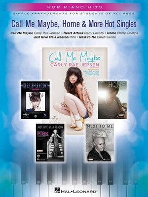 CALL ME MAYBE HOME & MORE HOT SINGLES POP PIANO (O/P)