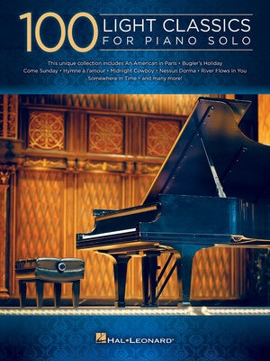 100 LIGHT CLASSICS FOR PIANO SOLO (O/P)