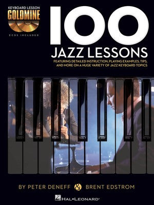 100 JAZZ LESSONS GOLDMINE SERIES KEYBOARD BK/OLA