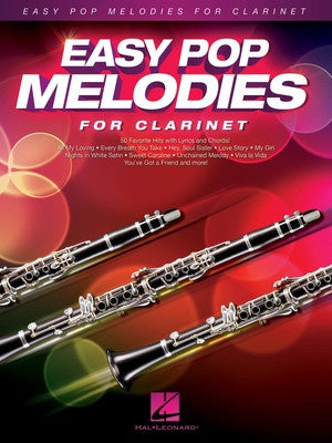 EASY POP MELODIES FOR CLARINET