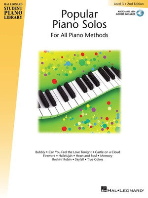 HLSPL POPULAR PIANO SOLOS LEV 3 2ND EDITION BK/OLA (O/P SUB)