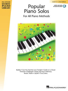 HLSPL POPULAR PIANO SOLOS LEV 3 2ND EDITION BK/OLA (O/P SUB)