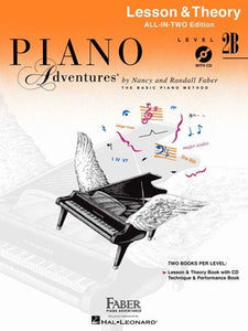 PIANO ADVENTURES ALL IN TWO 2B LESSON THEORY BK/CD