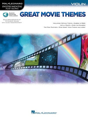 GREAT MOVIE THEMES VIOLIN BK/OLA