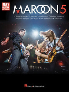 MAROON 5 EASY GUITAR WITH NOTES & TAB