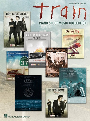 TRAIN PIANO SHEET MUSIC COLLECTION PVG