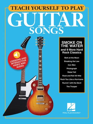 TEACH YOURSELF GUITAR SMOKE ON THE WATER BK/OLM
