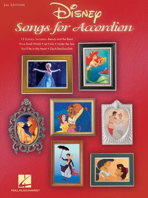 DISNEY SONGS FOR ACCORDION 3RD EDITION