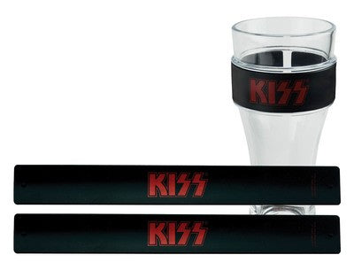 KISS SLAP BAND BLACK/RED 2 PACK