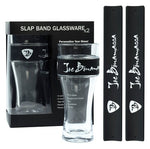 BONAMASSA PINT GLASS/SLAP BAND BLACK/WHITE 2 PACK