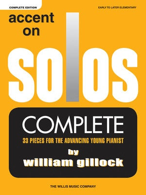 GILLOCK - ACCENT ON SOLOS COMPLETE