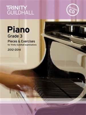 PIANO PIECES & EXERCISES GR 3 2012-2014 BK/CD