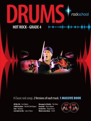 ROCKSCHOOL DRUMS HOT ROCK GR 4 BK/2CDS