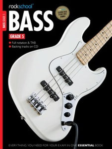 ROCKSCHOOL BASS GUITAR GR 5 BK/OLA 2012-2018