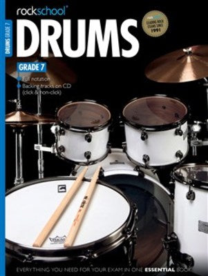ROCKSCHOOL DRUMS GR 7 BK/CD 2012 - 2018