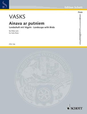 VASKS - AINAVA AR PUTNIEM FOR FLUTE SOLO