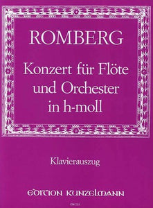 ROMBERG - CONCERTO B MINOR OP 30 FOR FLUTE/PIANO