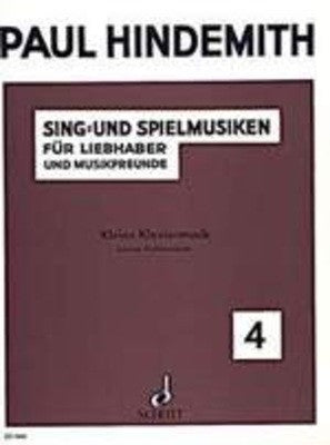 HINDEMITH - LITTLE PIANO MUSIC OP 45/4