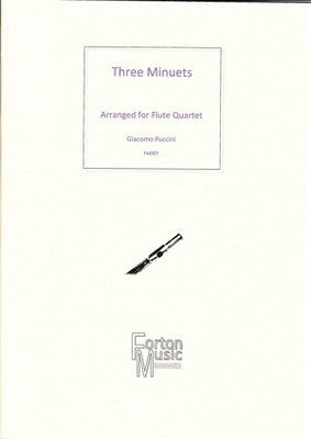 THREE MINUETS FLUTE QUARTET