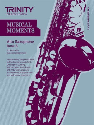 MUSICAL MOMENTS ALTO SAX BK 5 SAX/PNO