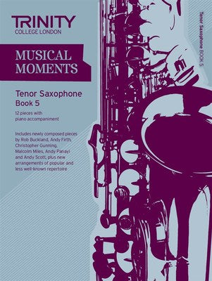 MUSICAL MOMENTS TENOR SAX BK 5 SAX/PNO