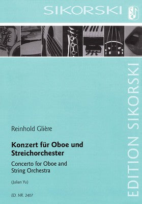 CONCERTO FOR OBOE / STRING ORCHESTRA STUDY SCORE (DNU SUB)