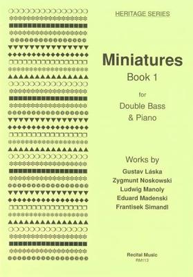 MINIATURES BK 1 DOUBLE BASS/PIANO (O/P)