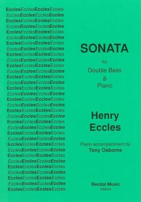 ECCLES - SONATA IN G MINOR DOUBLE BASS/PIANO (O/P)