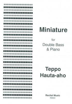HAUTA-AHO - MINIATURE DOUBLE BASS/PIANO