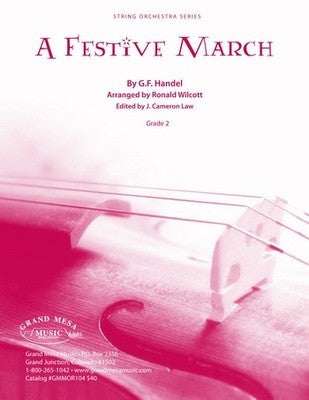 A FESTIVE MARCH FOR STRING ORCHESTRA SO2 SCORE