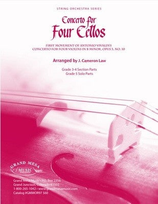 CONCERTO FOR 4 CELLOS STRING ORCHESTRA SO3-4 SC/PTS
