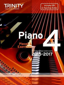 PIANO PIECES & EXERCISES GR 4 2015-2017 BK/CD