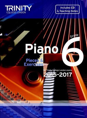 PIANO PIECES & EXERCISES GR 6 2015-2017 BK/CD