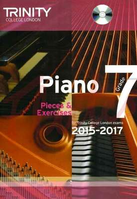 PIANO PIECES & EXERCISES GR 7 2015-2017 BK/CD