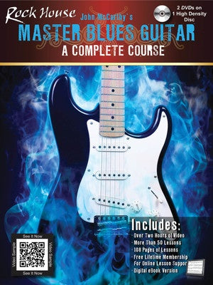 ROCK HOUSE MASTER BLUES GUITAR BK/DVD