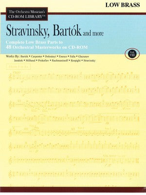 STRAVINSKY BARTOK & MORE V8 CD ROM LIB LOW BRAS