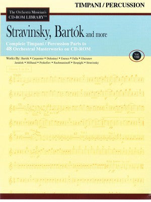 STRAVINSKY BARTOK & MORE V8 CD ROM LIB TIMP/PER