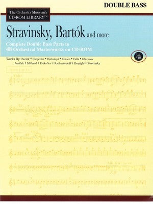 STRAVINSKY BARTOK & MORE V8 CD ROM LIB DOUBLE B
