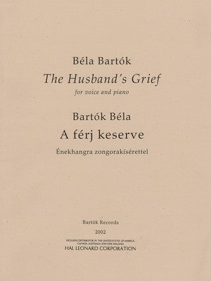 HUSBANDS GRIEF VOCAL SHEET